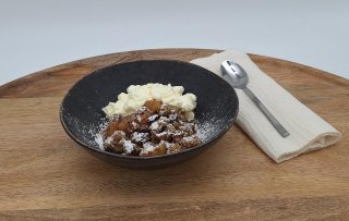 Bratapfelcrumble