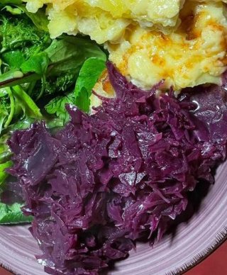 Apfelrotkohl