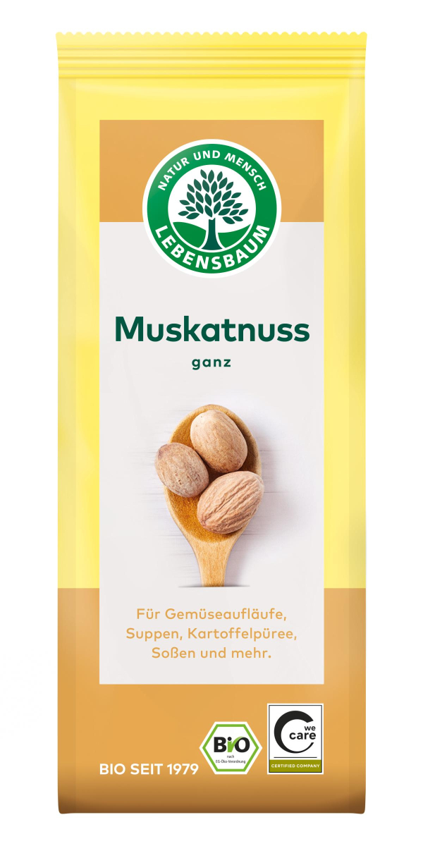Muskatnüsse, ganz