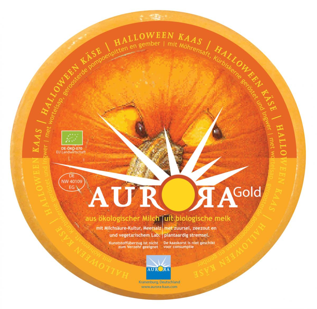 Aurora Gold Halloweenkäse