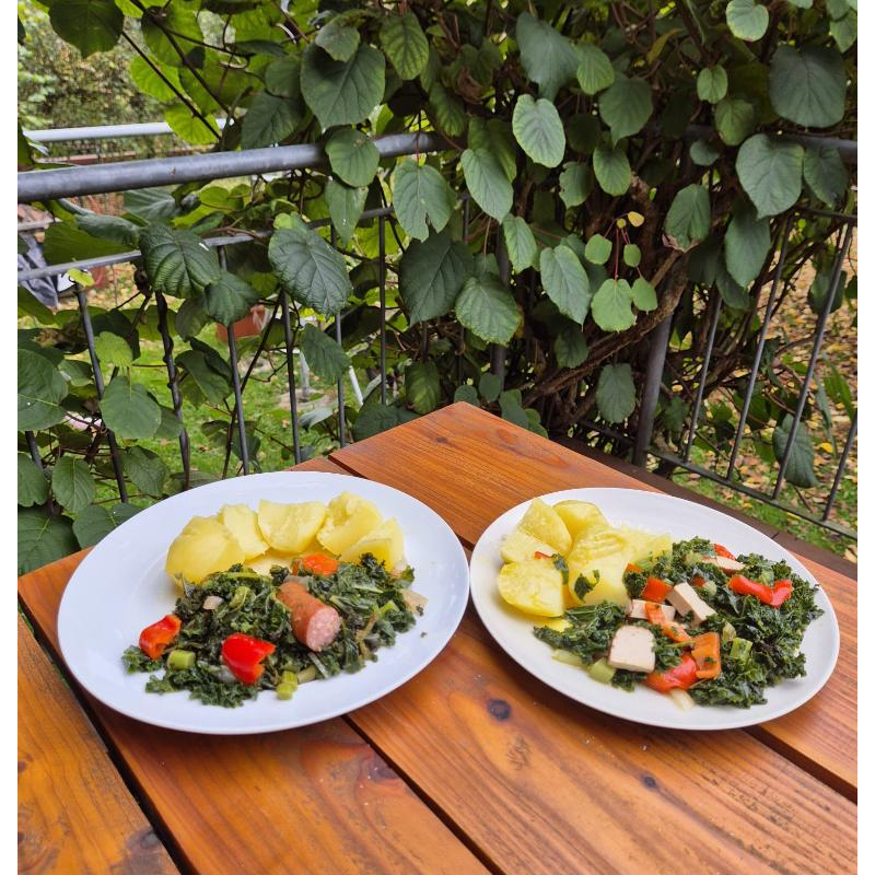 Grünkohl vegan/vegetarisch oder traditionell
