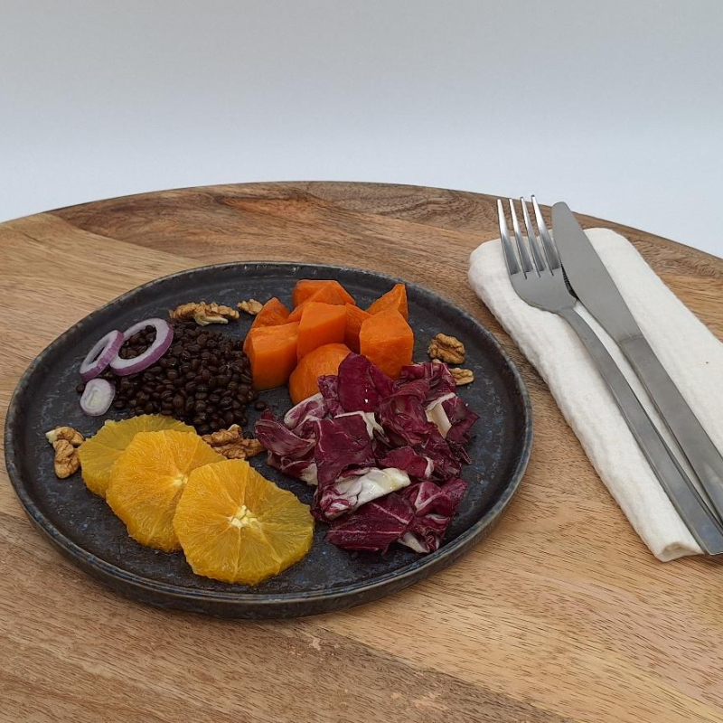 Radicchiosalat mit Süßkartoffeln