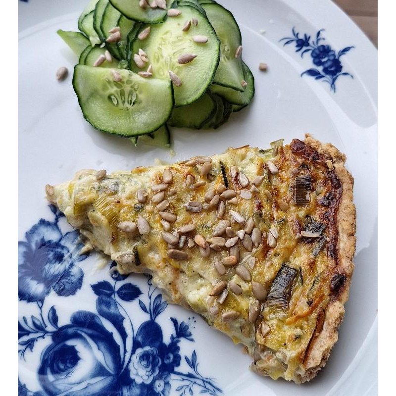 Zucchini-Lauch-Quiche